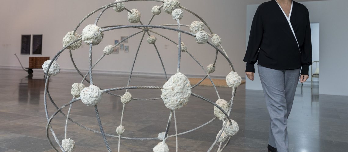 El IVAM presenta la exposición ???Mona Hatoum???. 
La directora del IVAM, Nuria Enguita, y el comisario, José Miguel G. Cortés, presentarán a los medios la exposición dedicada a la artista MONA HATOUM, Premio Julio González 2020
Fotografía Miguel Lorenzo