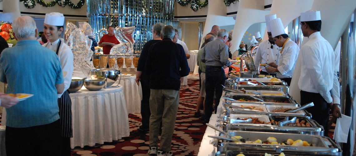 Hot_Buffet_line_aboard_Celebrity_Equinox by Joe Ross