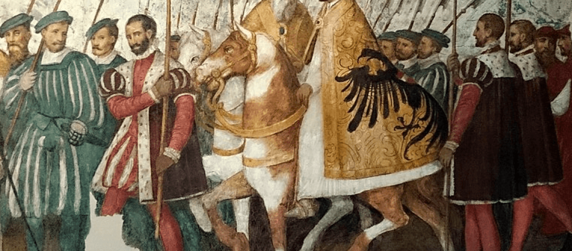 Jacopo Ligozzi (1547-1627), CARLOS V ALEMANIA PAPA CLEMENTE VII