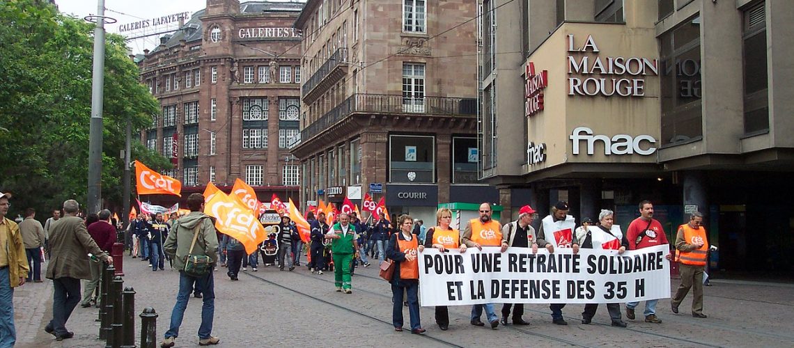Manifestación en Strasbourg, 2008 pic by Christina